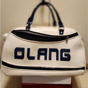 Vintage Very Good OLANG Italian Ski Logo " Carryall" Satchel Bag